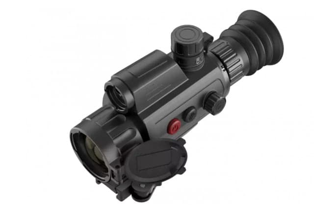 AGM Global Vision Varmint LRF TS35-384 Thermal Imaging Rifle Scope W/Laser Range Finder 3-24x35mm 384x288 50Hz Black 8.5x2.6x4.2 in