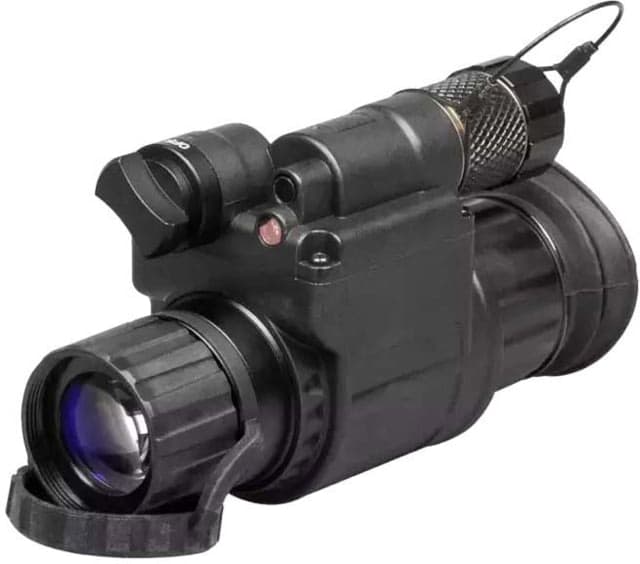 AGM Global Vision Wolf-14 NW1 1x25mm Night Vision Monocular Gen 2+ White Phosphor Level 1 Black
