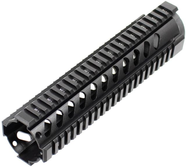 USED AIM Sports Inc AR Free Float Mid Length Quad Rail/V3 10in Black Medium MT061