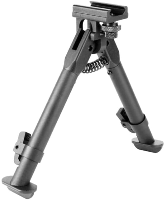 AIM Sports Inc AR Handguard Rail Bipod-Standard Black Medium