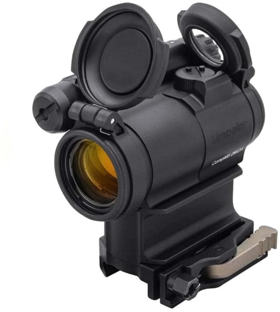 Aimpoint CompM5 Red Dot Reflex Sight 1x18mm 2 MOA Dot Reticle w/ LRP Mount & Spacer Black Semi Matte Anodized
