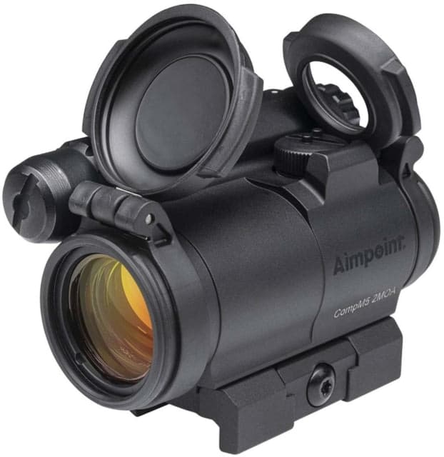 Aimpoint CompM5 Red Dot Reflex Sight 1x18mm 2 MOA Dot Reticle w/ Picatinny Mount Black Semi Matte Anodized