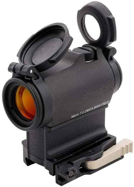 Aimpoint Micro T-2 Red Dot Sight 1x18mm 2 MOA Aimpoint LRP Mount Black