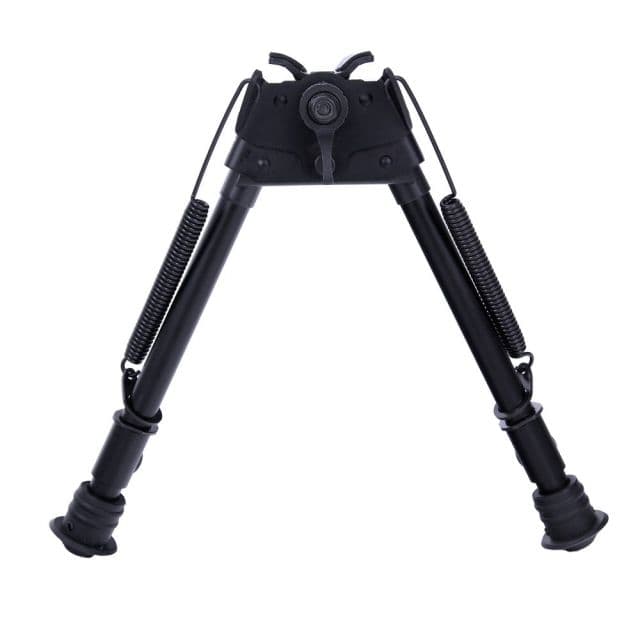 Aimtech Adjustable Heavy Duty Stud Mount Bipod Lever Locking Pivot Black 9-13in