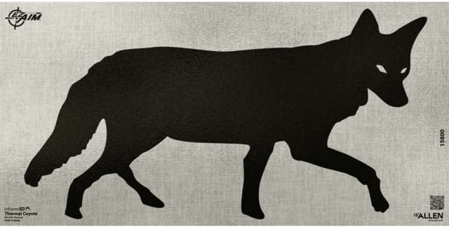 Allen EZ Aim Thermal ID Coyote Paper Target 24in x 12in Gray