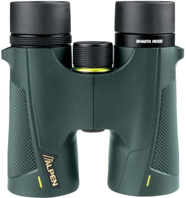 Alpen Alpen Shasta Ridge 10x42 Binocular BAK4 Multicoated Dark Green Small Roof