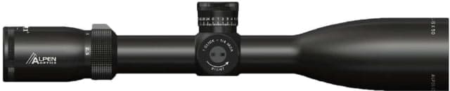 Alpen Apex 2.5-15 x 50 mm Rifle Scope 30mm FFP WBDC-A Picatinny 100 mm Matte Black Medium