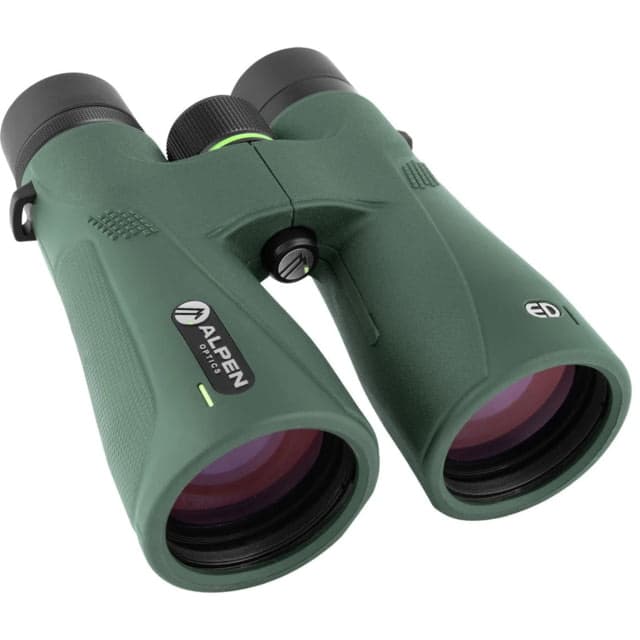 Alpen Chisos ED 12x50mm Roof BK4 Prism Binocular Green 1212928