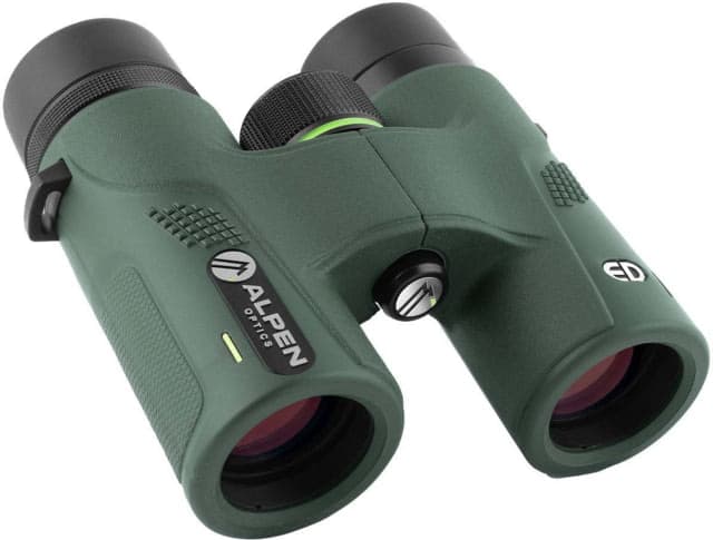 Alpen Chisos ED 6.5x32mm Roof BK4 Prism Binocular Green 1212932