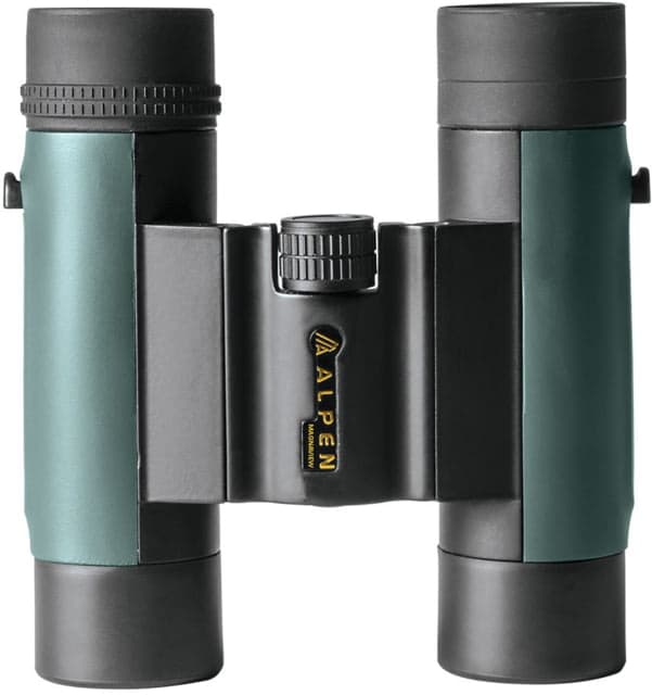 Alpen Magnaview 10x25 Binocular BK7 Multicoated Dark Green Compact Roof