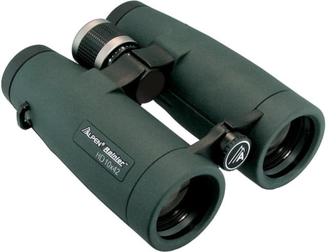 Alpen Rainier 10x42 HD ED Waterproof Long Eye Relief Roof Prism Binoculars Matte