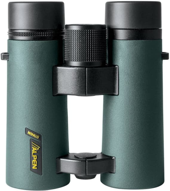 Alpen Wings 10x42 Binocular BAK4 Multicoated Dark Green Medium Roof