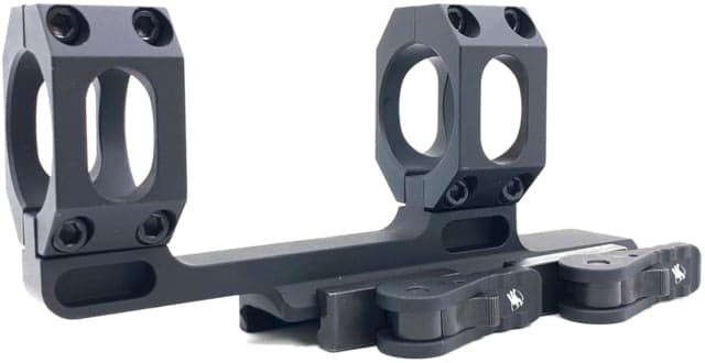 American Defense Manufacturing AD-RECON-M AR-15 1-Piece 2in Offset Riflescope Mount Titanium Lever 34mm Ring Size Black