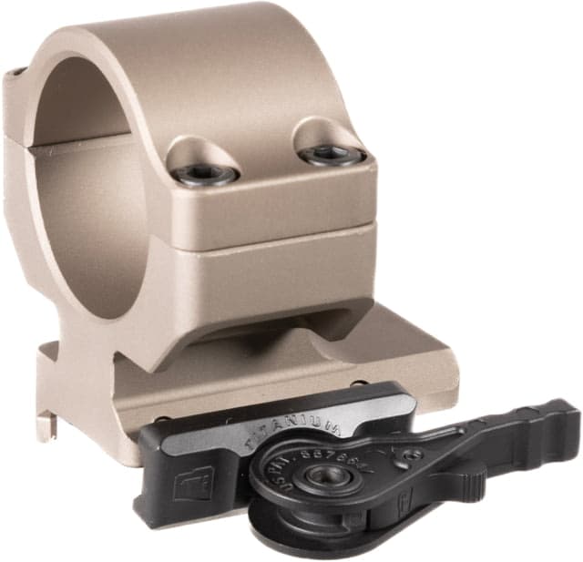 American Defense Manufacturing AD-68 Aimpoint M68/CompM2/Pro Red Dot Sight Mount Titanium QD Lever Flat Dark Earth 1.5 in