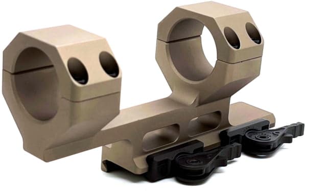 American Defense Manufacturing AD-DELTA-C-H Scope Mount 1.93in NV Height Titanium Lever 30mm Ring Size Flat Dark Earth