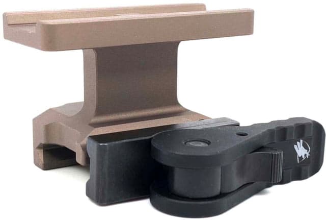 American Defense Manufacturing Aimpoint T1 Micro Mount Low Standard Lever Flat Dark Earth AD-T1-L STD FDE