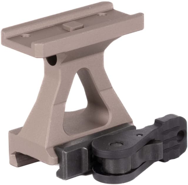 American Defense Manufacturing Aimpoint T1/T2/CompM5 QD Mount HV Height Tactical Legacy Lever Flat Dark Earth