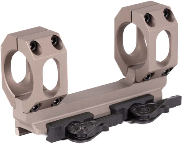 American Defense Manufacturing Dual Ring Scope Mount Straight up Mount 1in Rings Flat Dark Earth AD-RECON-S 1 STD FDE-TL