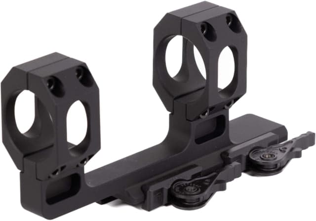 American Defense Manufacturing Dual Ring Scope Mount w/ 2in Offset and 193in Top of Rail to Centerline of Rings 30mm Rings Black AD-RECON-H 30 STD-TL