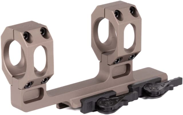American Defense Manufacturing Dual Ring Scope Mount w/ 2in Offset and 193in Top of Rail to Centerline of Rings 30mm Rings Flat Dark Earth AD-RECON-H
