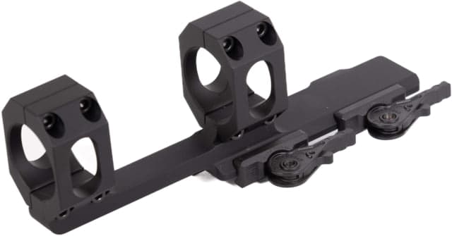 American Defense Manufacturing Dual Ring Scope Mount w/ 3in Offset 30mm Rings Standard Lever Black AD-RECON-X 30 STD-TL