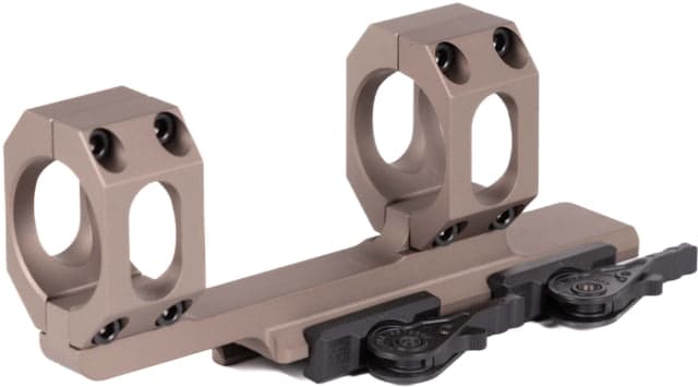 American Defense Manufacturing Dual Ring Scope Mount w/ a 2in Offset 20MOA 30mm Rings Flat Dark Earth AD-RECON-20 MOA 30 STD FDE-TL