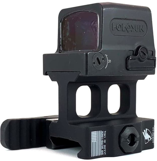 American Defense Manufacturing Holosun 509T QD Mount Tactical Legacy Lever Lower 1/3 Co-Witness Mount Height Black