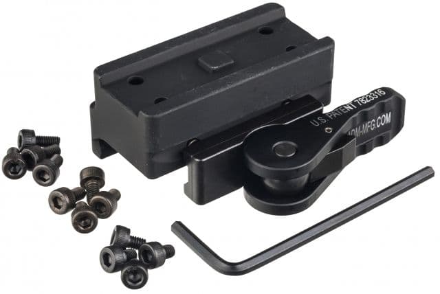 American Defense Manufacturing Mini Aimpoint Mount Standard Lever Black AD-T1-CASV STD
