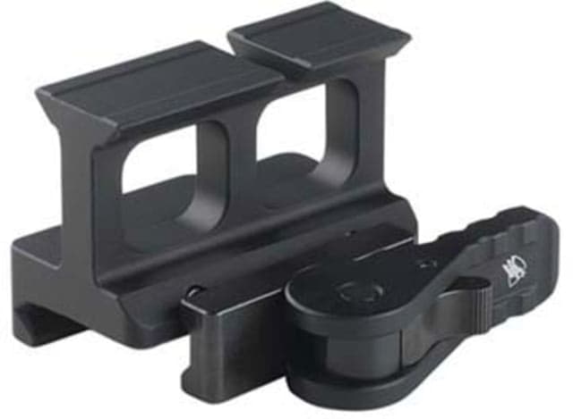 American Defense Manufacturing QD Mount w/ Standard Lever for the Aimpoint ACRO Micro Red Dot in True Co-Witness Height Black