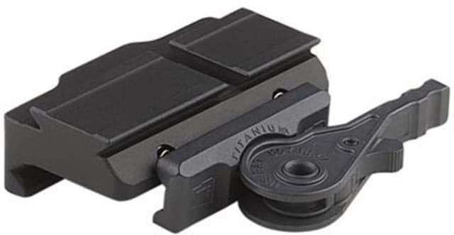 American Defense Manufacturing QD Mount w/ Titanium Lever Assembly for the Aimpoint ACRO Micro Red Dot in Low Height Black
