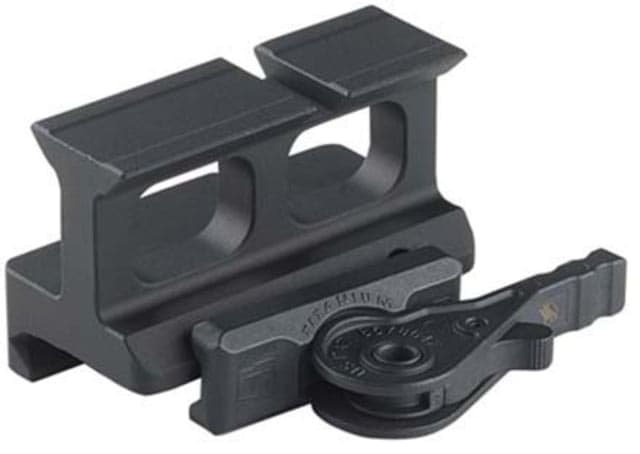 American Defense Manufacturing QD Mount w/ Titanium Lever Assembly for the Aimpoint ACRO Micro Red Dot in True Co-Witness Height Black