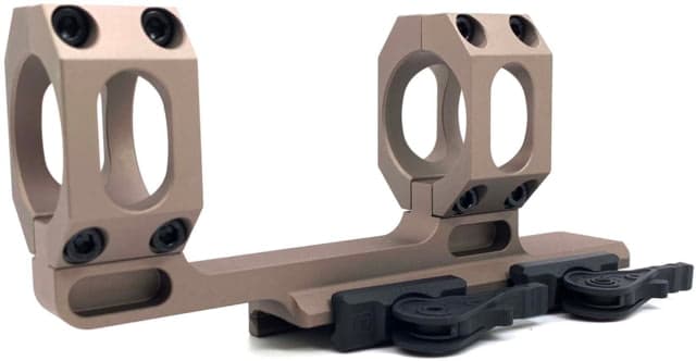 American Defense Manufacturing Recon Dual QD M-35 Rifle Scope Mount Titanium Lever Flat Dark Earth