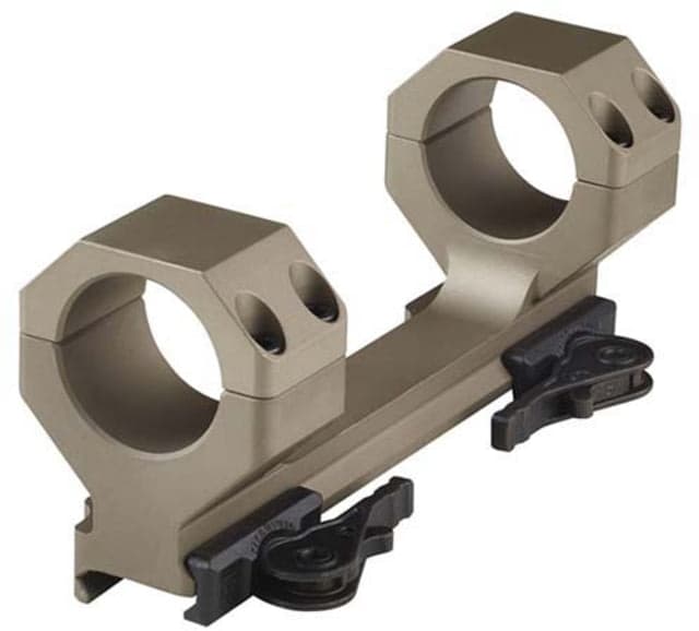 American Defense Manufacturing AD-DELTA Scope Mount Titanium Levers 20 MOA 34mm Ring Size Flat Dark Earth