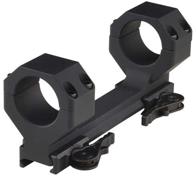 American Defense Manufacturing AD-DELTA Scope Mount Titanium Levers 20 MOA 34mm Ring Size Black