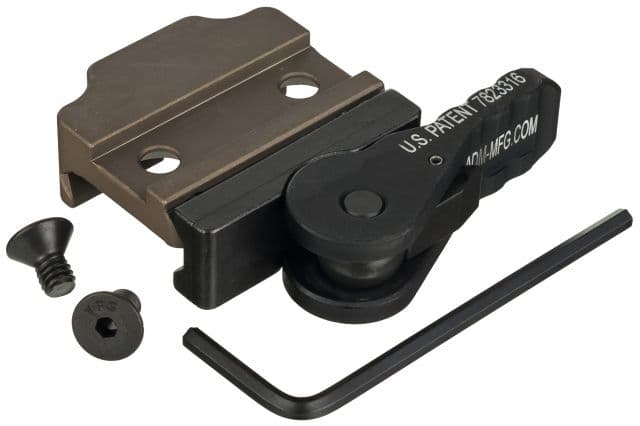 American Defense Manufacturing Surefire M600/M300 Scout Mount Standard Lever Flat Dark Earth AD-SF STD FDE