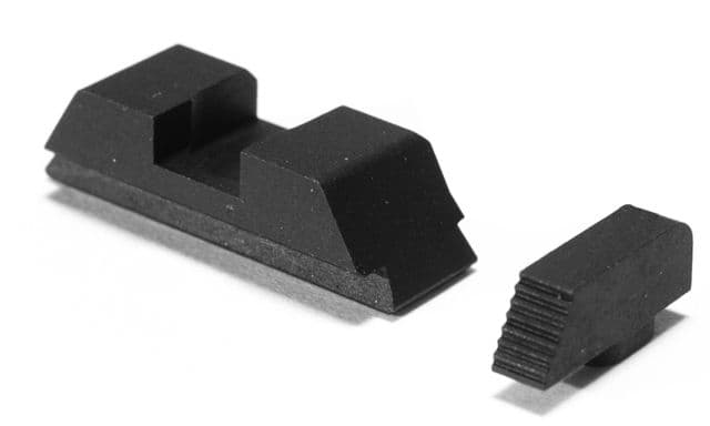 Ameriglo DEFOOR Tactical Sets for Glock 424343X Serrated Front Flat Rear