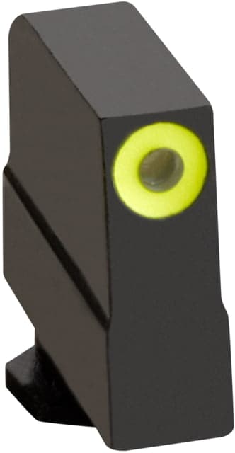 AmeriGlo Glock Pro-Glo Tritium Front Pistol Sights Front Only Green Tritium Lamp LumiGreen Outline Front .350in H .125in W