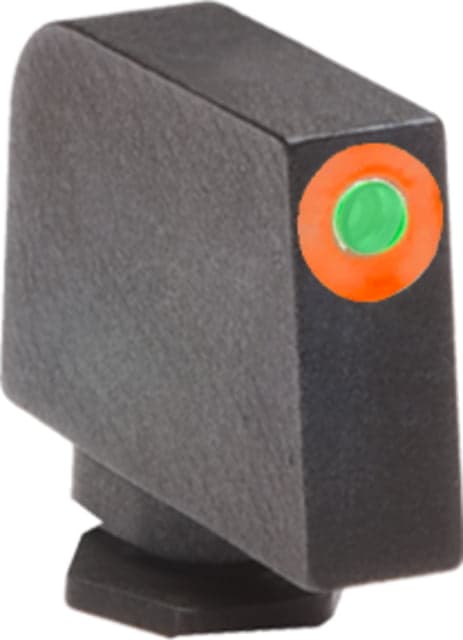 AmeriGlo Glock Pro-Glo Tritium Front Pistol Sights Front Only-Green Tritium Lamp Orange Outline FRONT .315" H .125" W