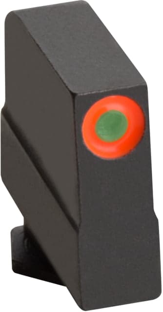 AmeriGlo Glock Pro-Glo Tritium Front Pistol Sights Front Only Green Tritium Lamp Orange Outline Front .350in H .125in W