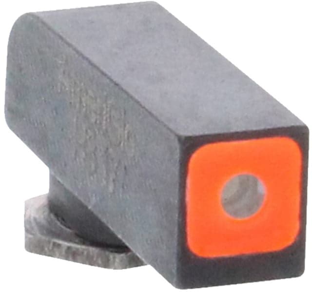 AmeriGlo Glock Pro-Glo Tritium Front Pistol Sights Front Only-Green Tritium Lamp Orange Square Outline FRONT .180" H .140" W