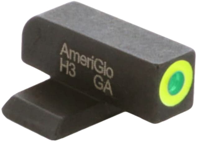 AmeriGlo Front Only-Green Tritium LumiGreen Outline Front .220in H .140in W