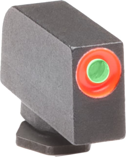 AmeriGlo Glock Pro-Glo Tritium Front Pistol Sights Front Only Green Tritium Lamp Orange Outline Front .280in H .125in W