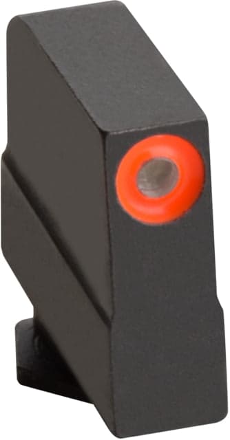 AmeriGlo Glock Pro-Glo Tritium Front Pistol Sights Front Only Green Tritium Lamp Orange Outline Front .365in H .125in W
