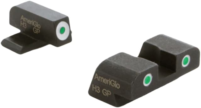 AmeriGlo Pistol Tritium Night Sights Sig 220229245 Green Front Green Rear