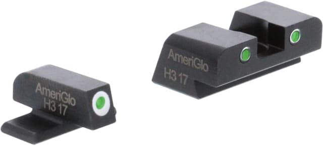 AmeriGlo Pistol Tritium Night Sights Sig 2252262282392009 Green Front Green Rear