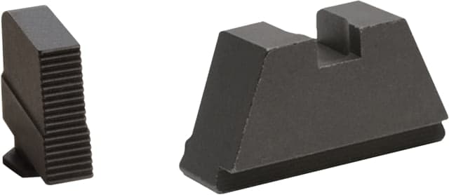 AmeriGlo 3XL Tall Black serrated .365 FRONT Flat Black .451 REAR All Glock