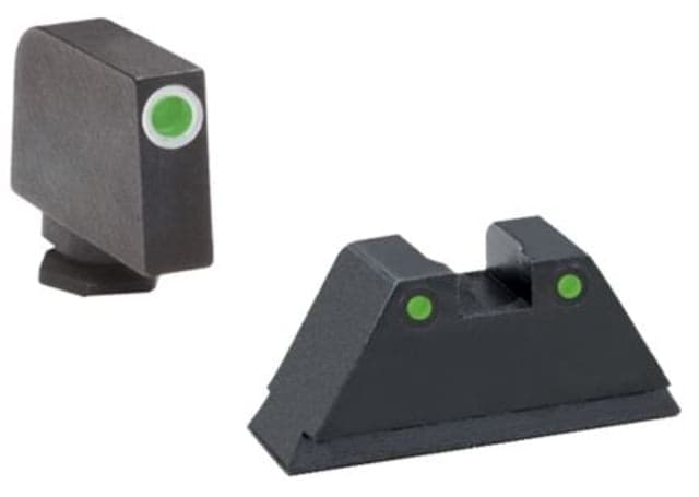 Ameriglo Tritium Front Rear Tall Suppressor Set green green