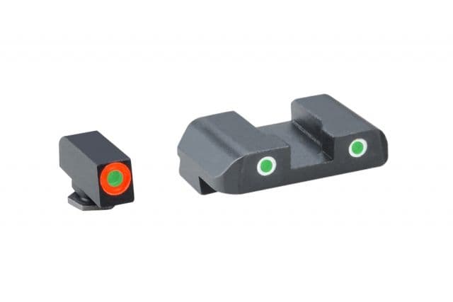 AmeriGlo Tritium Front Tritium Rear For Glock 20 ProGlo Front Orange with Pro Rear