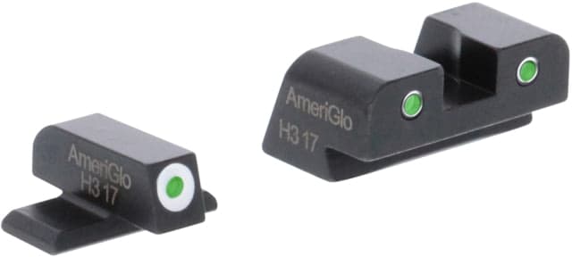 AmeriGlo Tritium Night Sight Springfield XD XD-M Green Front Green Rear