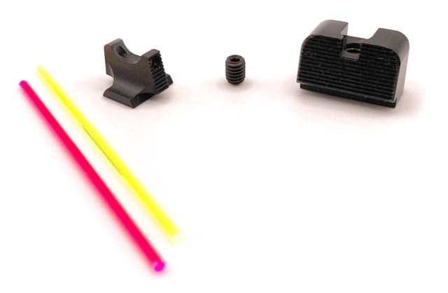 Angry Bear Arms Front Fiber Optic M&R Blank Rear Black